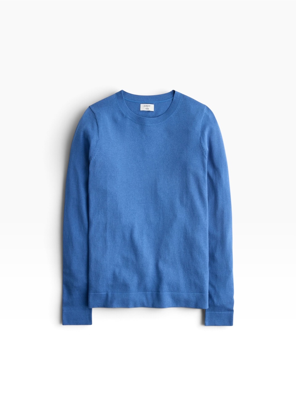 J Crew Teddy Lighweight Blue Crew neck sweater Size XS NEW
